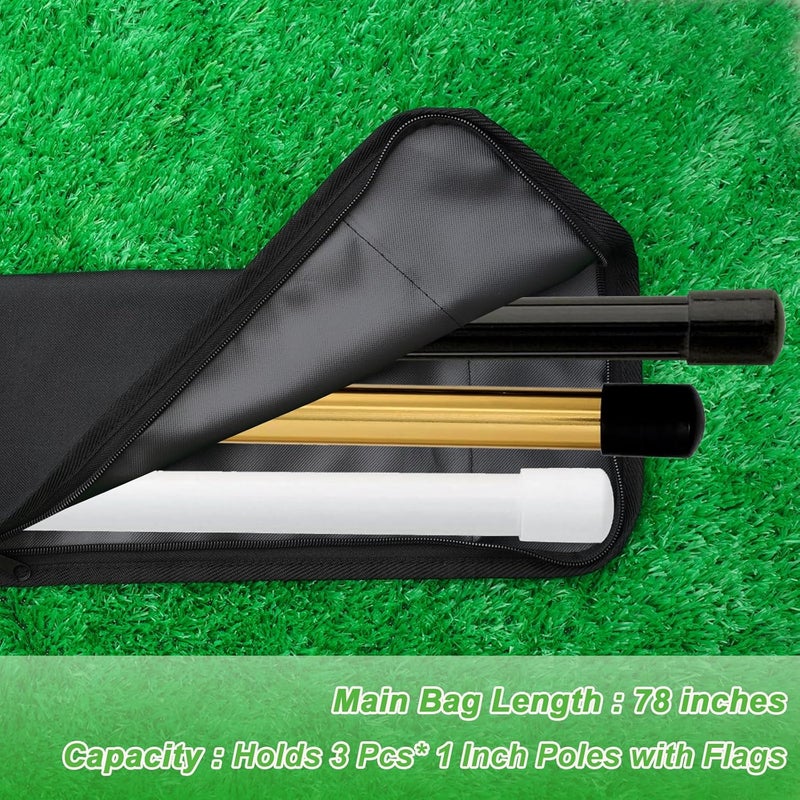 CORECISE Color Guard Flag Bag,Equipment Storage Bag for Flag Rifle Saber,Color Guard flag and pole set Bag for Marching Band and Winter Guard - Image 2